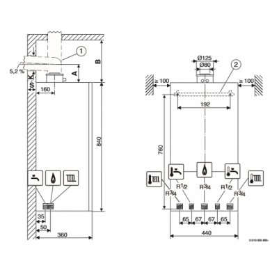 BUDERUS LOGAMAX PLUS GB172i 14 dujinis kondensacinis katilas 1