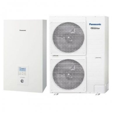 Panasonic Aquarea Bi-bloc WH-SDC09H3E8 WH-UD09HE8 9kW šilumos siurblys