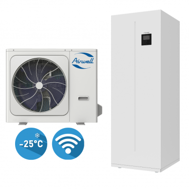 Airwell Wellea WT 10,0/10,0kW šilumos siurblys su talpa