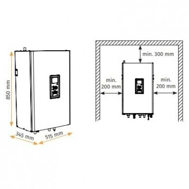 Alpha Innotec L6 Split - HM6  (4-6 kW)  šilumos siurblys be boilerio 1