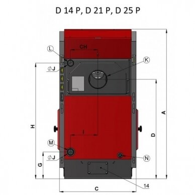 ATMOS D-21P granulinis katilas 1