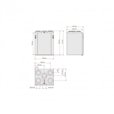 Flexit Nordic S3 (350m³/h) rotacinis rekuperatorius 1