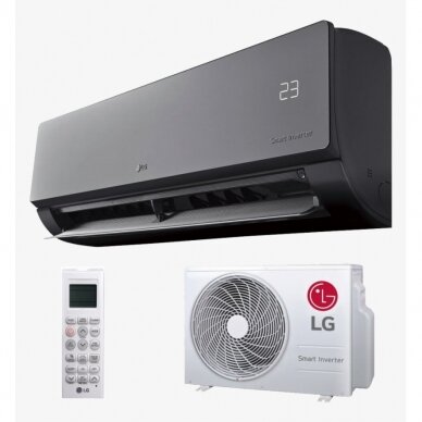 LG Artcool Mirror AC18BK oro kondicionierius 5,0/5,8kW