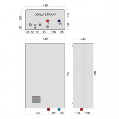 MIKOTERM eCompact Plus ErP 12kW elektrinis katilas 4