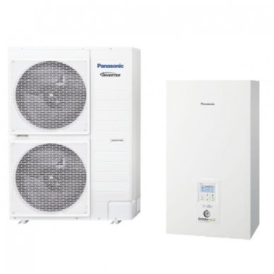 Panasonic Aquarea Bi Bloc T-CAP WH-SXC09H3E8 WH-UX09HE8 9 kW šilumos siurblys