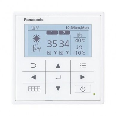 Panasonic Aquarea Bi-bloc WH-SDC09H3E8 WH-UD09HE8 9kW šilumos siurblys 1