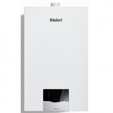 VAILLANT ecoTEC plus VUI 26CS/1-5 (N-INT3) dujinis kondensacinis katilas su 20l talpa (19.7kw) + dūmtraukis per sieną 60/100