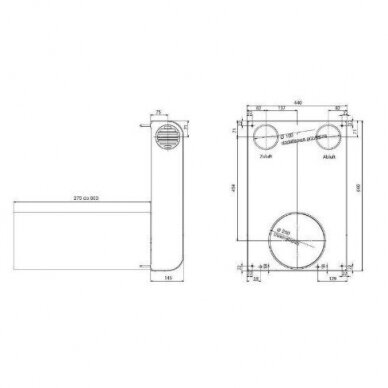 ZEHNDER COMFOAIR 70 (70M3/H) mini rekuperatorius 6